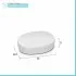 Accessori bagno da appoggio in set 3 pezzi in ceramica colore bianco Cup