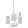 Porta sapone da appoggio bianco in ceramica Cup
