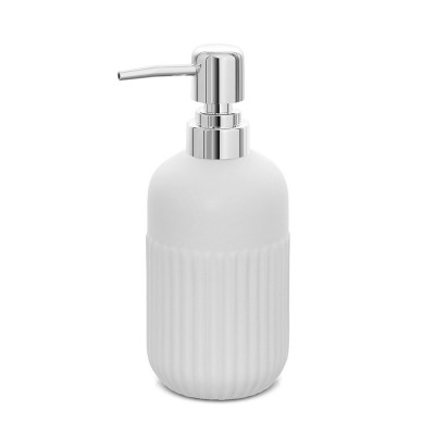 Dispenser sapone da appoggio bianco in ceramica Cup