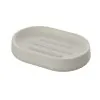 Piattino porta sapone Moderno In Plastica Bianco Da Appoggio Piattino porta sapone Moderno In Plastica Bianco Da Appoggio