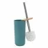 Set completo accessori bagno da appoggio acquamarina in abs e bamboo Surf