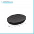 Accessori bagno da appoggio in set 3 pezzi ceramica colore nero Cristal