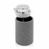 Set completo accessori bagno grigio in ceramica Cristal