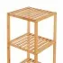 Scaffale per bagno in legno bamboo 3 ripiani Tahiti