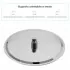 Kit doccia incasso cromato completo di soffione 20 cm inox e kit doccetta Recta