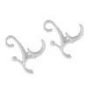 Appendini per termoarredo bianco in set 2 pezzi