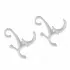 Appendini per termoarredo bianco in set 2 pezzi
