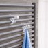 Appendini per termoarredo bianco in set 2 pezzi