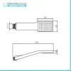 Miscelatore vasca con duplex cromato serie Recta