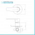 Kit doccia incasso cromato tondo con soffione 25 cm inox Recta
