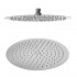 Kit doccia incasso cromato completo di soffione 25 cm inox e kit doccetta Recta