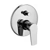 Set doccia tondo Prima braccio 40 cm + soffione 20 cm + Miscelatore e kit doccia