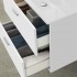 Mobile bagno sospeso 80 bianco con colonna pensile 150  Martha