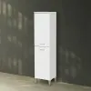 Colonna bagno a terra 150 H bianco con due ante  Martha