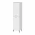 Colonna bagno a terra 150 H bianco con due ante  Martha
