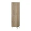 Colonna bagno a terra 150 H rovere tropea con due ante  Martha