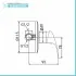 Set rubinetti lavabo bidet e incasso doccia serie Italia