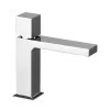 Set miscelatori lavabo e bidet senza leva cromato lucido  Torre