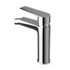 Miscelatore bidet in ottone cromo con leva monocomando  Cristallo