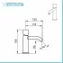 Set miscelatori lavabo e bidet cromo lucido senza leva di comando  Gemma
