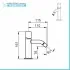 Set miscelatori lavabo alto e bidet senza leva cromato  Gemma 