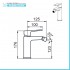 Set miscelatori lavabo e bidet in ottone cromo lucido  Cristallo