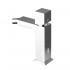 Set miscelatori lavabo alto e bidet senza leva cromato lucido  Torre