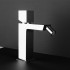Set miscelatori lavabo alto e bidet senza leva cromato lucido  Torre