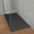 Piatto doccia resina 70x150 antracite effetto pietra filo pavimento  Loren