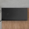 Piatto doccia resina 80x160 antracite pietra filo pavimento ultra slim  Loren