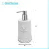 Dispenser sapone liquido da appoggio in resina bianco  Coral