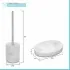 Set accessori bagno 4 pezzi da appoggio in resina bianco con decoro marino  Coral