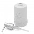 Set accessori bagno 4 pezzi da appoggio in resina bianco con decoro marino  Coral