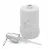 Set accessori bagno 4 pezzi da appoggio in resina bianco con decoro marino  Coral