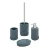 Dispenser sapone liquido da appoggio in resina turchese cobalto  Coral