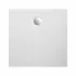 Piatto doccia quadrato 80x80 H3 cm in ceramica bianco opaco con antiscivolo | Ruy