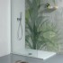 Piatto doccia rettangolare 80x120 H3 cm in ceramica bianco opaco con antiscivolo | Ruy