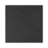 Piatto doccia quadrato 80x80 H3 cm in ceramica nero opaco con antiscivolo | Ruy