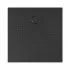 Piatto doccia quadrato 90x90 H3 cm in ceramica nero opaco con antiscivolo | Ruy