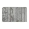 Tappeto bagno 100% poliestere 50x90 grigio antiscivolo  Memo