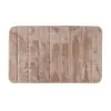 Tappeto bagno 100% poliestere 45x75 tortora antiscivolo  Memo