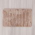 Tappeto bagno 100% poliestere 50x90 tortora antiscivolo  Memo