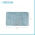 Tappeto bagno 100% poliestere 50x90 acquamarina antiscivolo  Memo