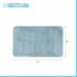 Tappeto bagno 100% poliestere 45x75 acquamarina antiscivolo  Memo