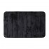 Tappeto bagno 100% poliestere 45x75 nero antiscivolo  Memo