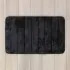 Tappeto bagno 100% poliestere 45x75 nero antiscivolo  Memo