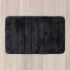 Tappeto bagno 100% poliestere 50x90 nero antiscivolo  Memo