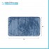 Tappeto bagno 100% poliestere 45x75 turchese cobalto antiscivolo  Memo