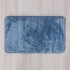 Tappeto bagno 100% poliestere 45x75 turchese cobalto antiscivolo  Memo