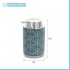 Dispenser porta sapone da appoggio in ceramica turchese cobalto  Circus 
